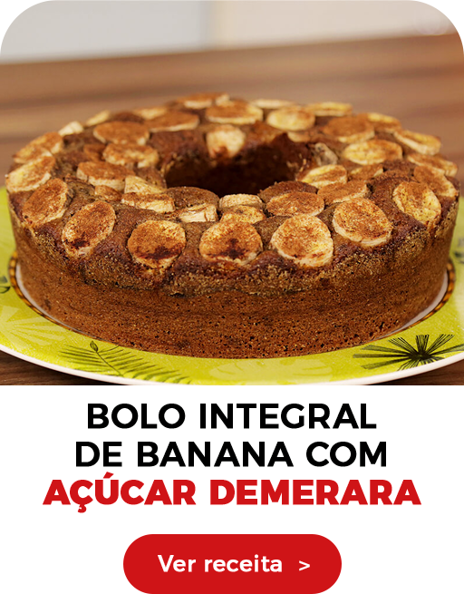 Açucar Mirante Receitas Bolo de Banana