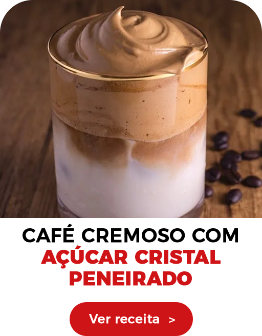 Açucar Mirante Receitas Café Cremoso