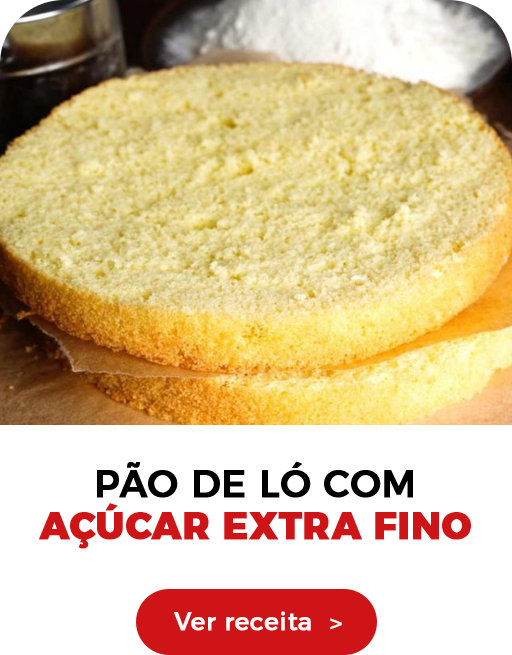 Açucar Mirante Receitas Pão de Ló